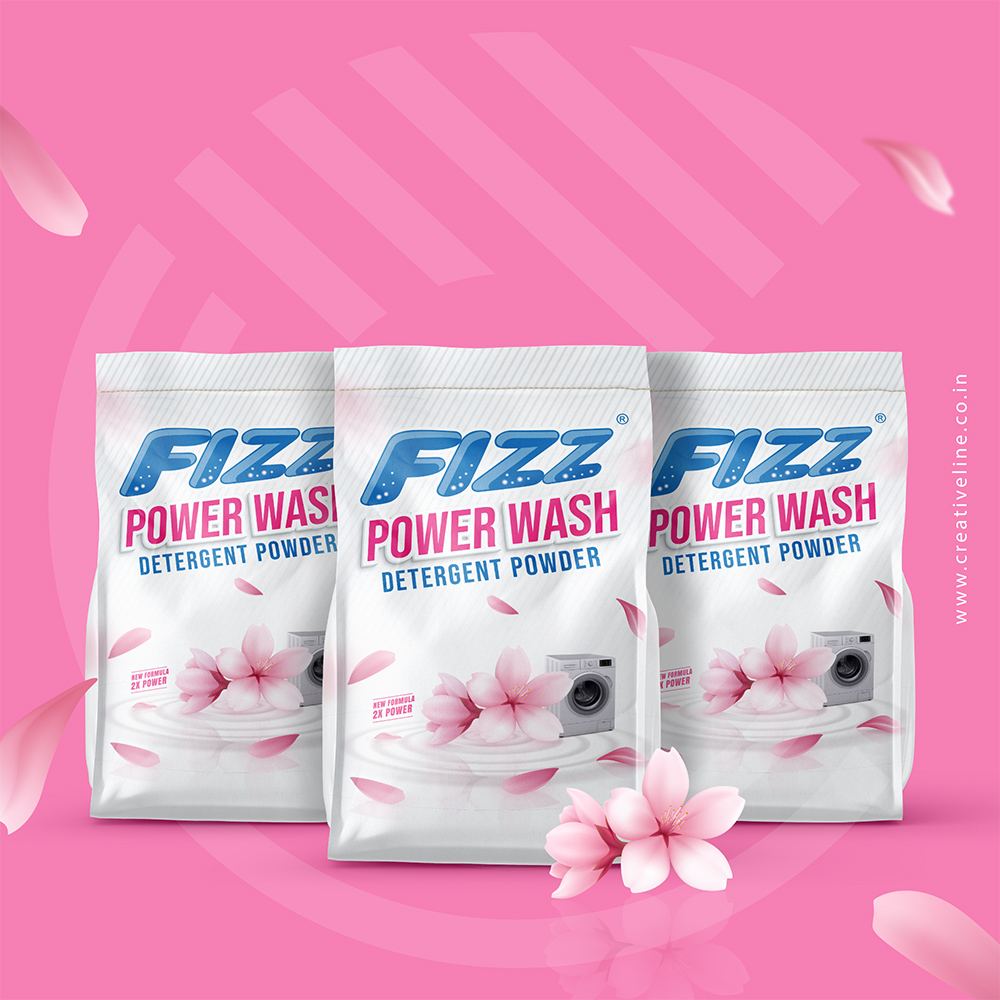 detergent powder Brand packaging Design Agency Creativeline Gandhinagar ahmedabad