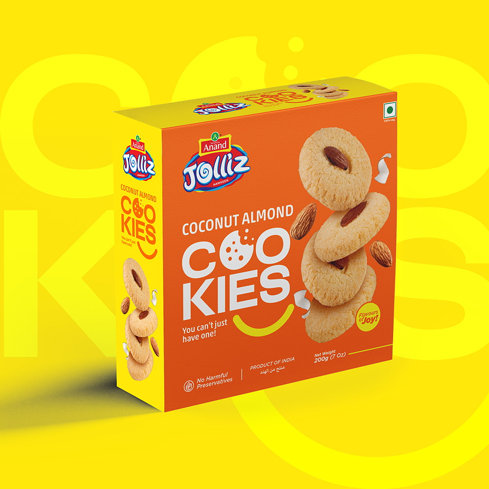cookies Brand packaging Design Agency Creativeline Gandhinagar ahmedabad