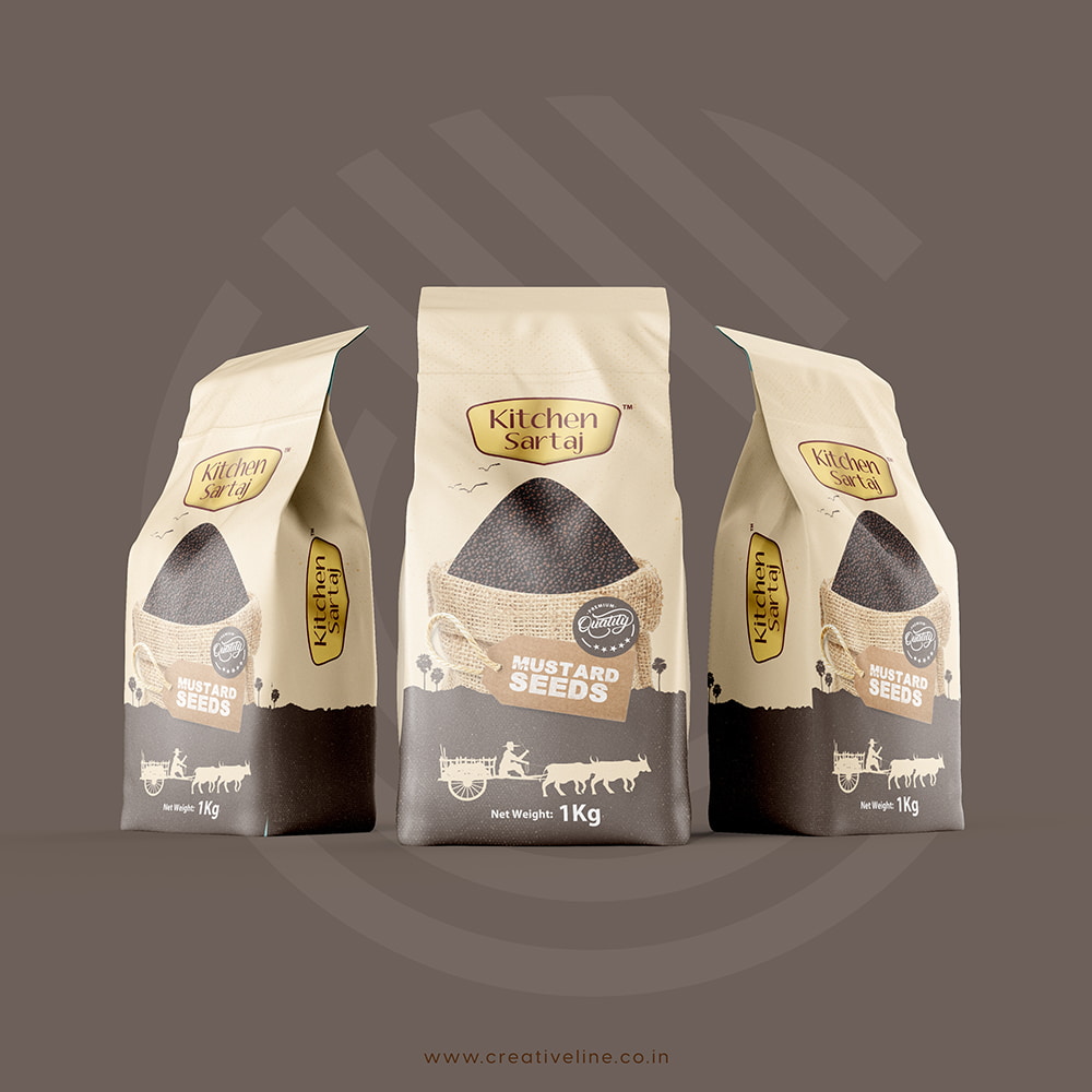 spices seeds Brand packaging Design Agency Creativeline Gandhinagar ahmedabad