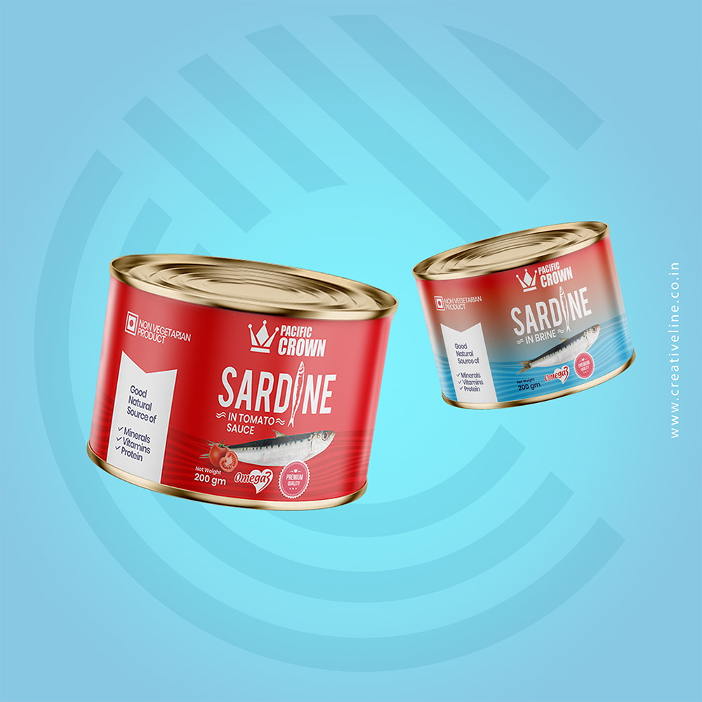 Sea Food Brand packaging Design Agency Creativeline Gandhinagar ahmedabad